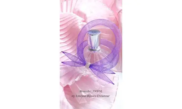 Bracelet ENVOL Mauve Foncé